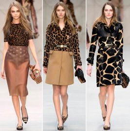 From the Burberry Fall 2013 collection.